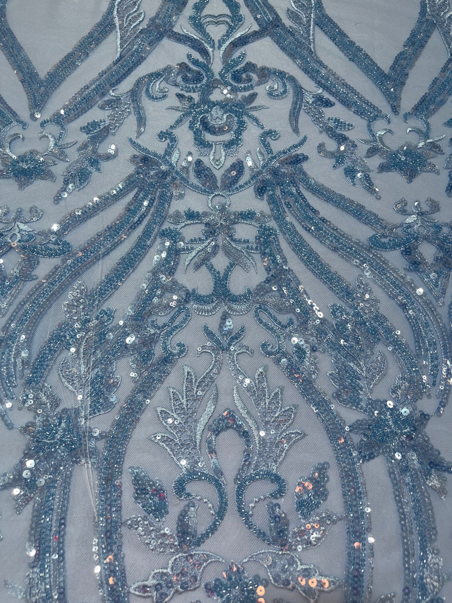 TUL BORDADO AZUL CIELO IMPERIAL