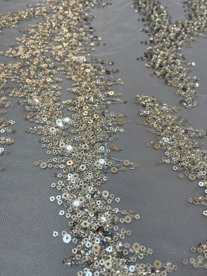 TUL LENTEJUELA GUSANITO PLATA