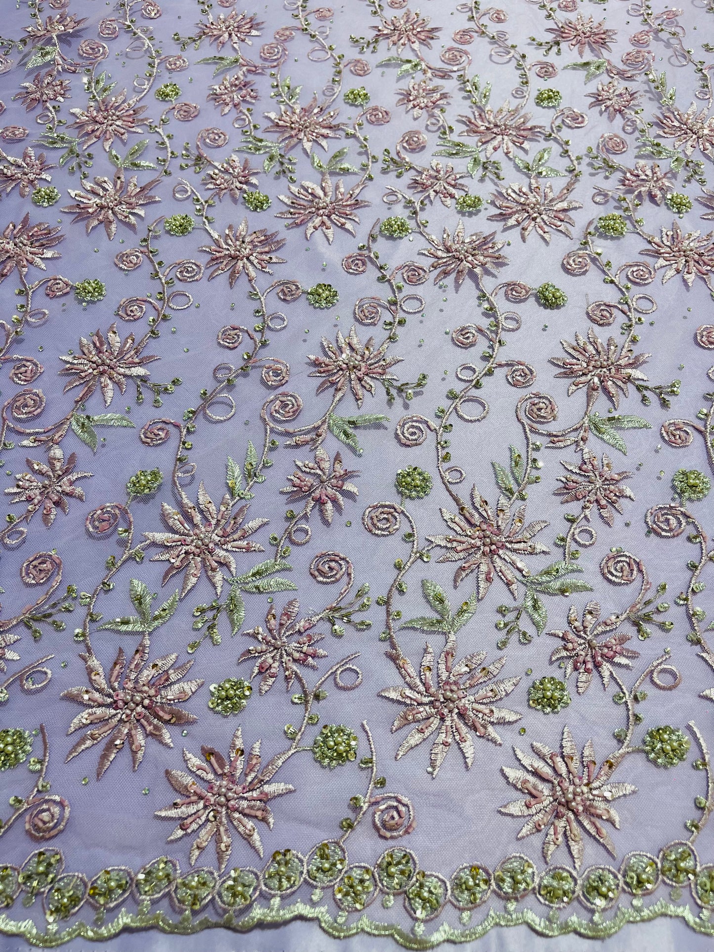 TUL BORDADO JARDIN ENCANTADO