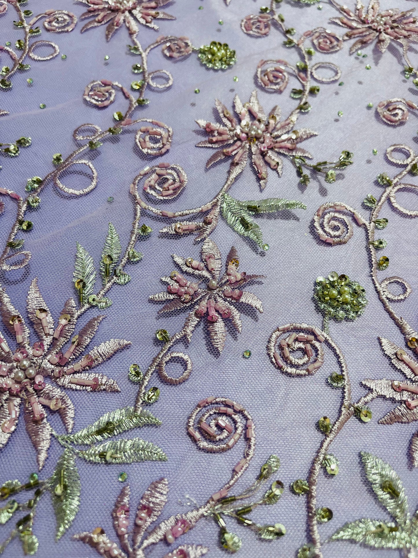 TUL BORDADO JARDIN ENCANTADO