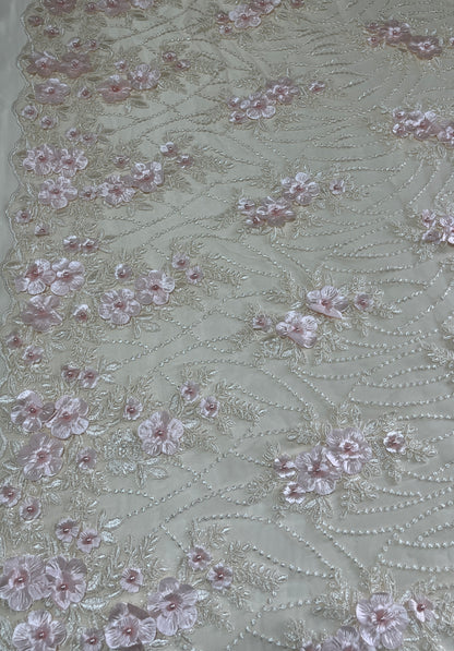 TUL BORDADO ILUSION FLORAL