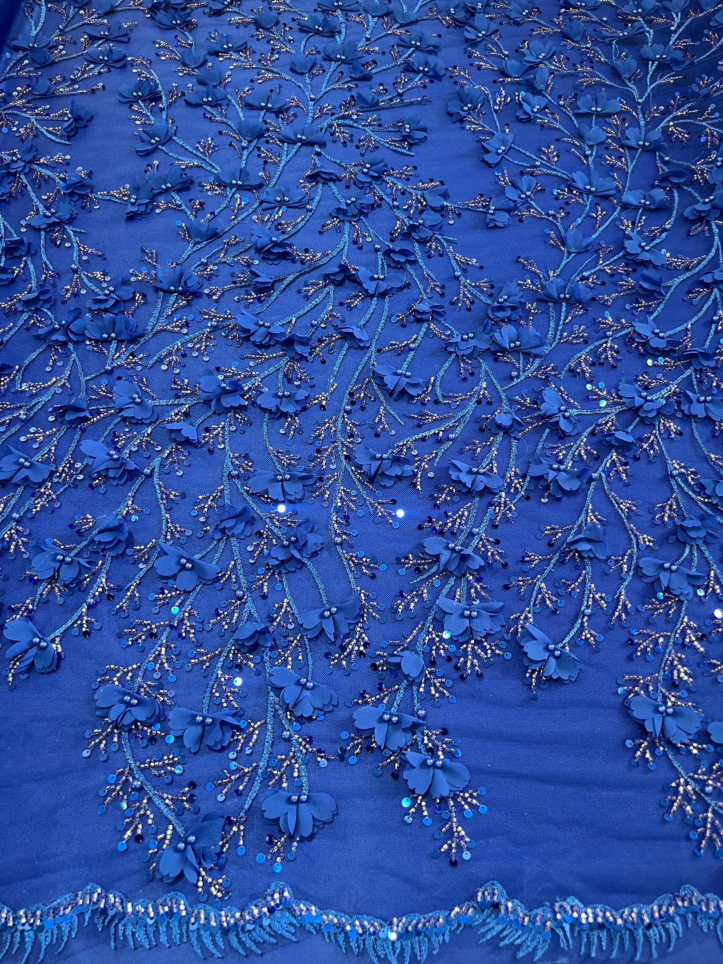 TUL JARDIN AZUL REAL