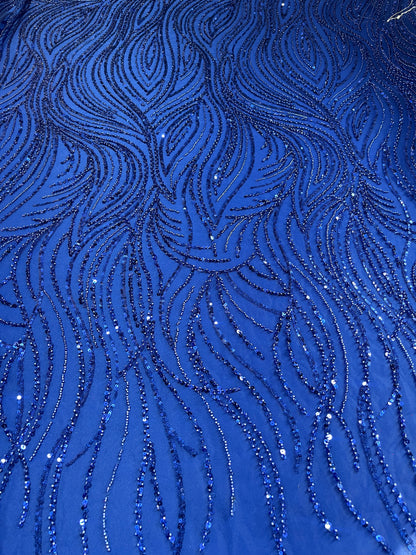 TUL AZUL REY ONDULADO