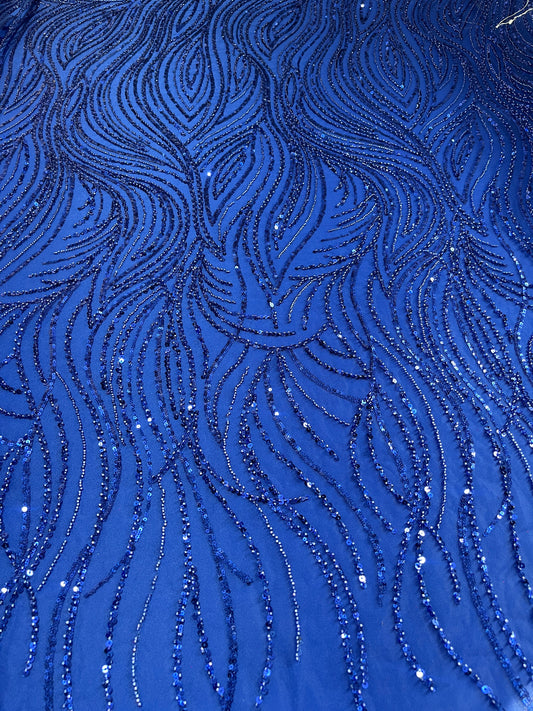 TUL AZUL REY ONDULADO