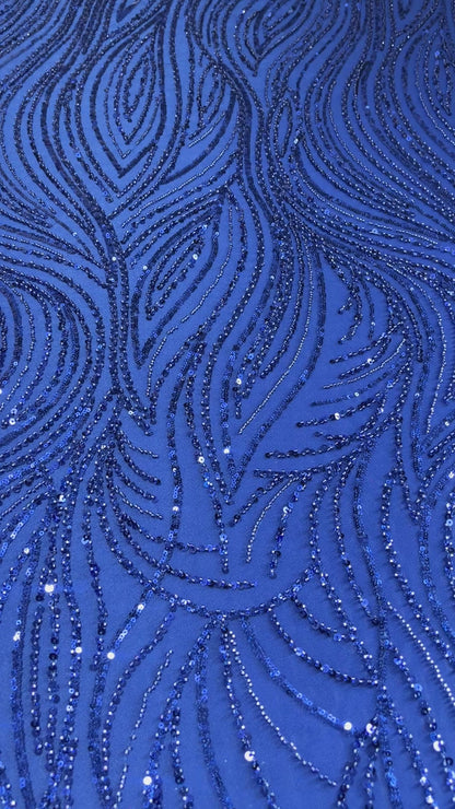 TUL AZUL REY ONDULADO